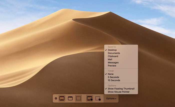 Review macOS Terbaru - Mojave Screenshot Tools