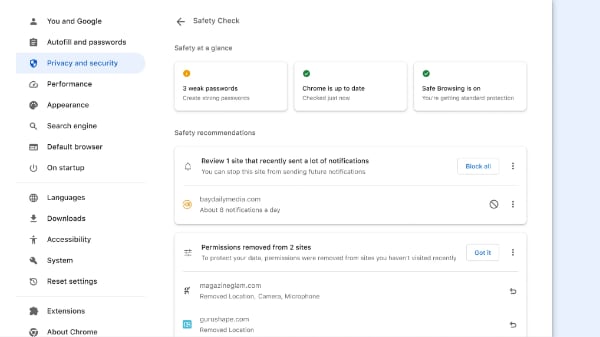 Review Privacy