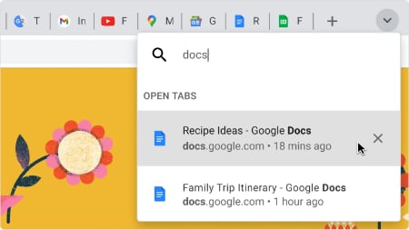 Tab Search